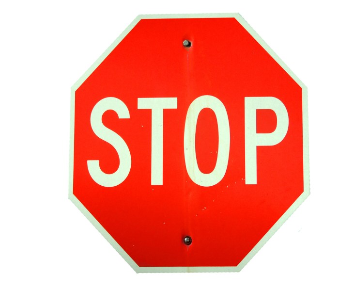 Stop Sign Free Stock Photo - Public Domain Pictures